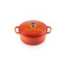 01 panela redonda signature le creuset 20 cm laranja