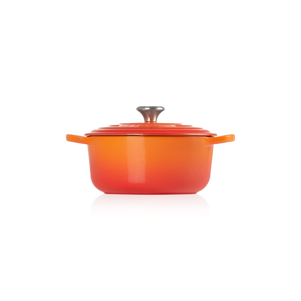 02 panela redonda signature le creuset 20 cm laranja