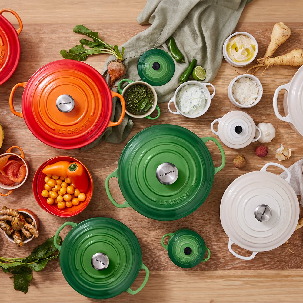 06 panela redonda signature le creuset 20 cm laranja