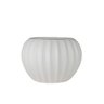 01 cachepot gomus em ceramica pequeno branco