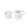 04 conjunto leiteira e acucareiro le creuset meringue