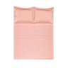 01 jogo de cama trussardi 300 fios 100 algodao egipcio galieno rosa perla king