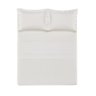 01 jogo de cama trussardi 300 fios 100 algodao egipcio visconti branco casal