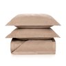 jogo de colcha trussardi 300 fios 100 algodao egipcio scalvini nocciola e legno queen 3