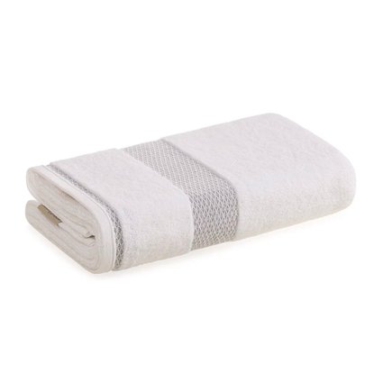 02 toalha de banho karsten serenity branco