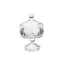 01 potiche decorativo em cristal de chumbo louise transparente