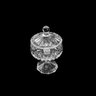 03 potiche decorativo em cristal de chumbo louise transparente