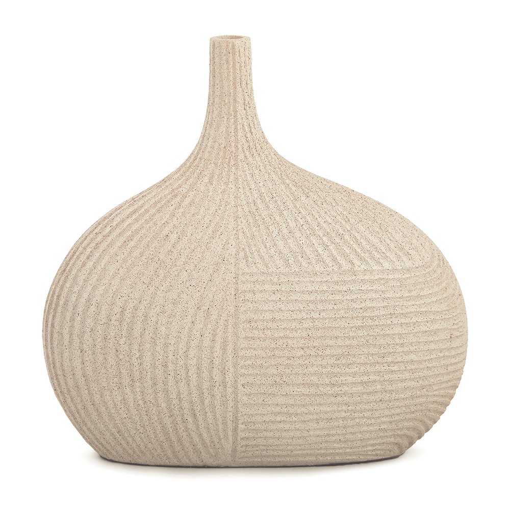 02 vaso decorativo branco em poliresina grande