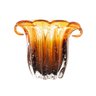 04 vaso murano em vidro marrom