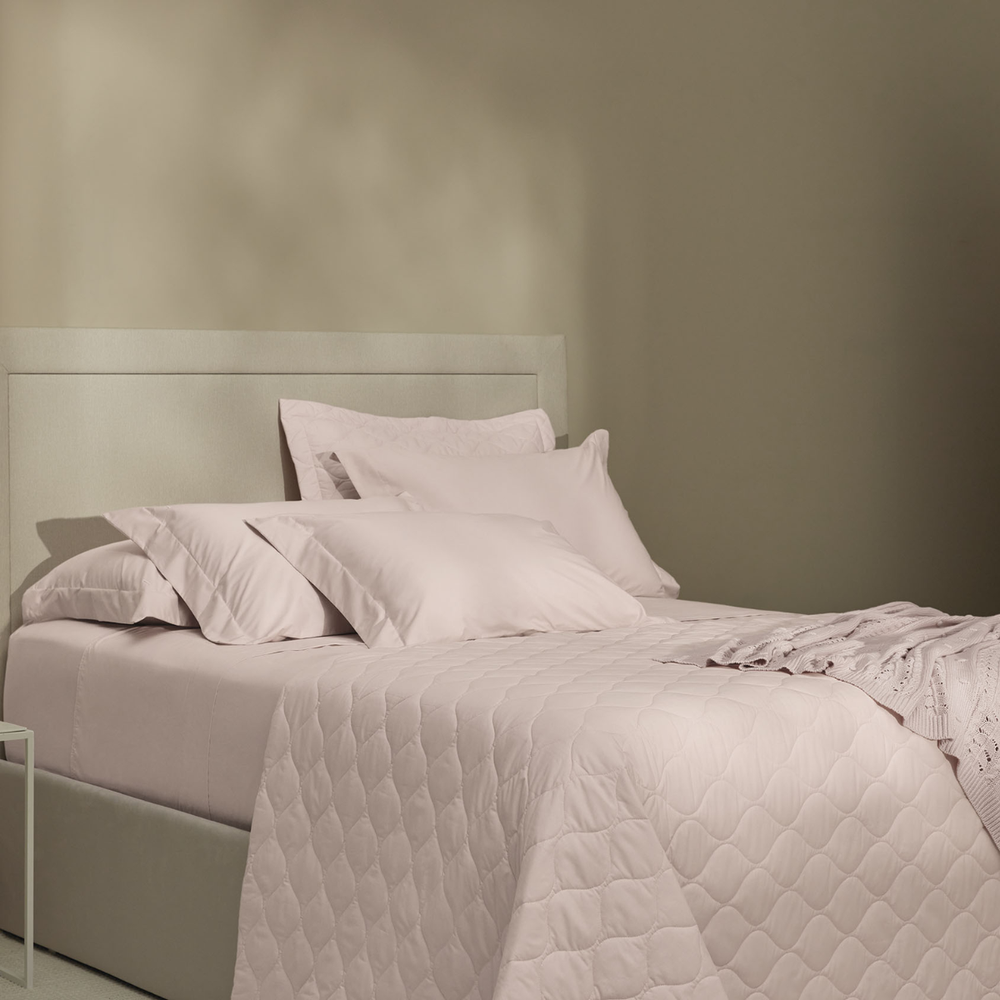 01 jogo de cama trussardi 200 fios 100 algodao fattoria rosa quartzo king