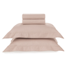 04 jogo de cama trussardi 200 fios 100 algodao fattoria rosa quartzo king