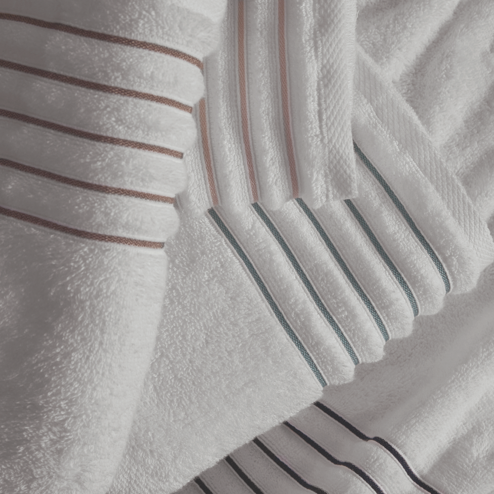 toalha de rosto trussardi palladio branco e rosa 5