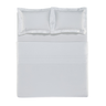 jogo de cama trussardi 300 fios 100 algodao vernazza branco 2