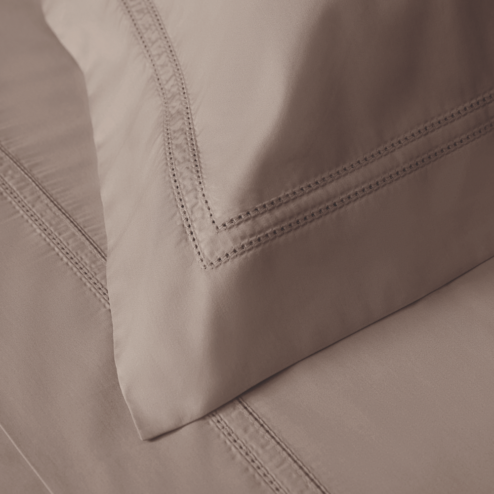 02 jogo de cama trussardi 300 fios 100 algodao egipcio galieno nocciola queen