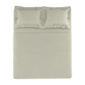 01 jogo de cama trussardi 200 fios 100 algodao novoli grigio queen