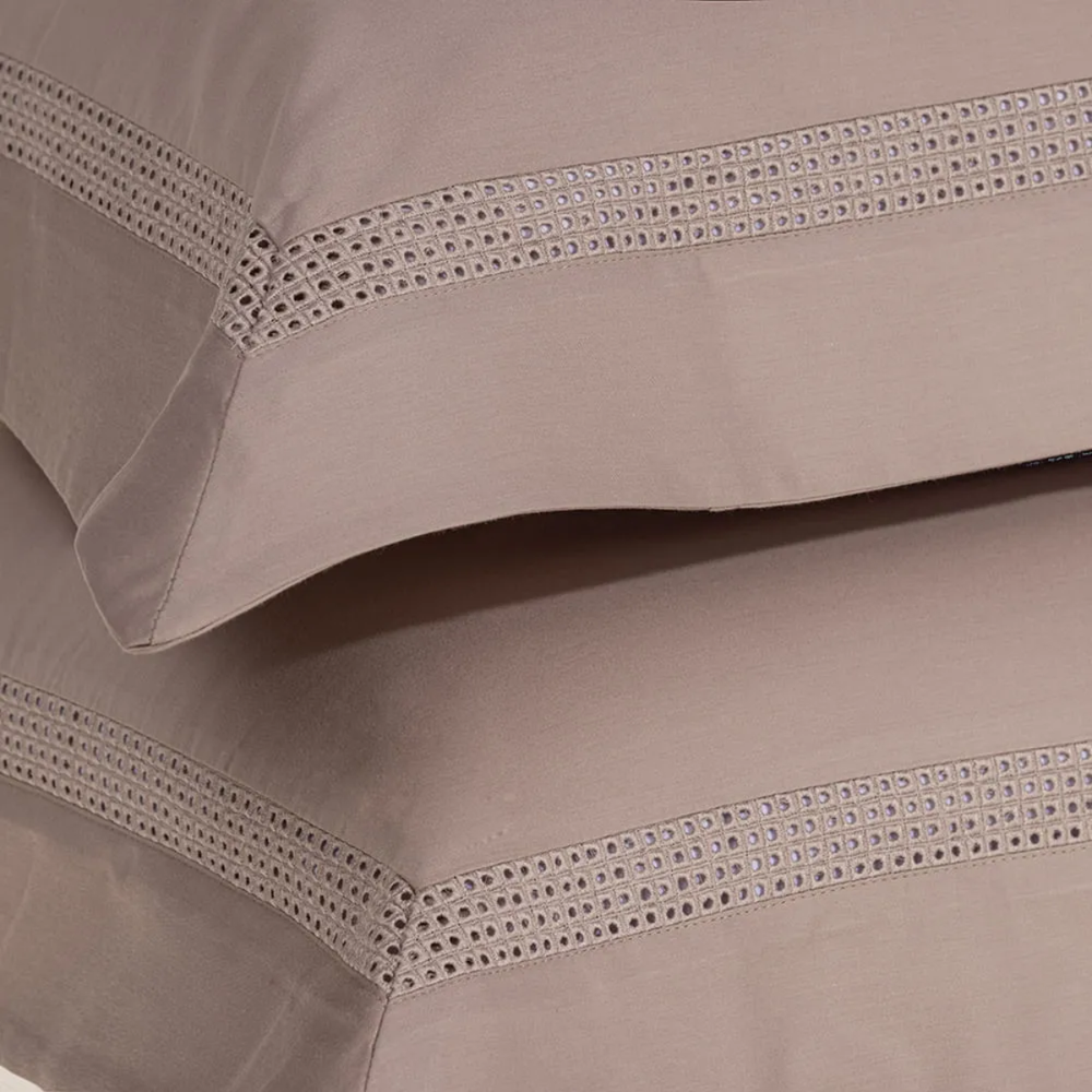 jogo de cama trussardi 300 fios 100 algodao egipcio marconi nocciola legno 4