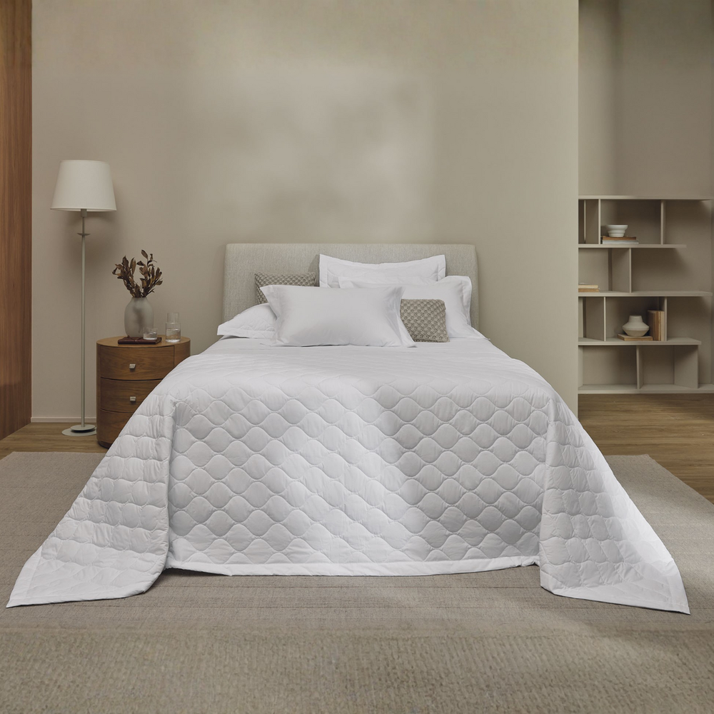 01 jogo de cama trussardi 200 fios 100 algodao egipcio fattoria branco king