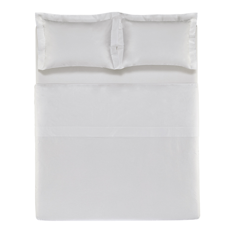 02 jogo de cama trussardi 200 fios 100 algodao egipcio fattoria branco king