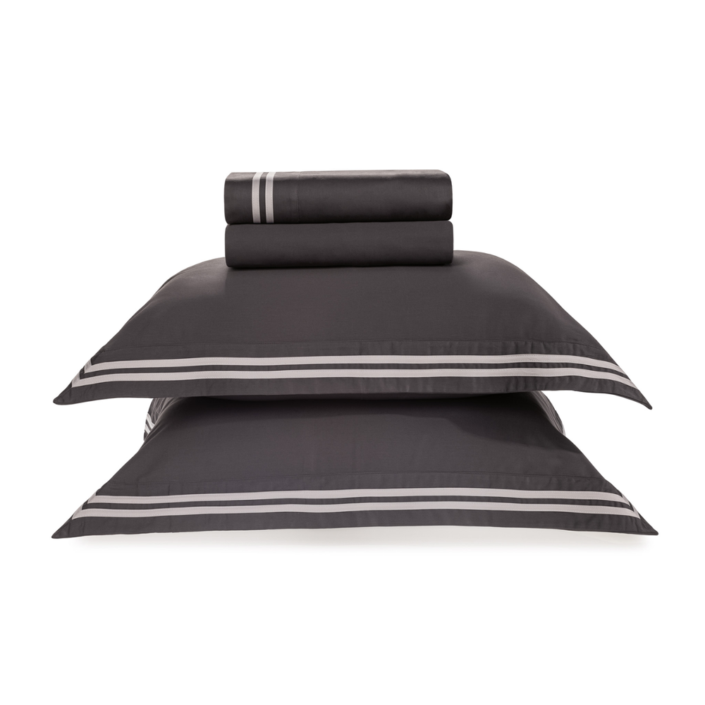 01 jogo de cama trussardi 300 fios 100 algodao egipcio magnano