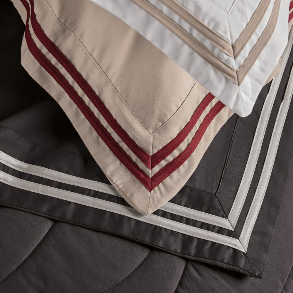 02 jogo de cama trussardi 300 fios 100 algodao egipcio magnano