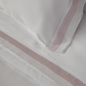 jogo de cama trussardi 300 fios cetim 100 algodao egipcio brunella branco soft rose 2